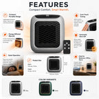 Electric Space Heater | Compact Plug-In & Energy-Efficient