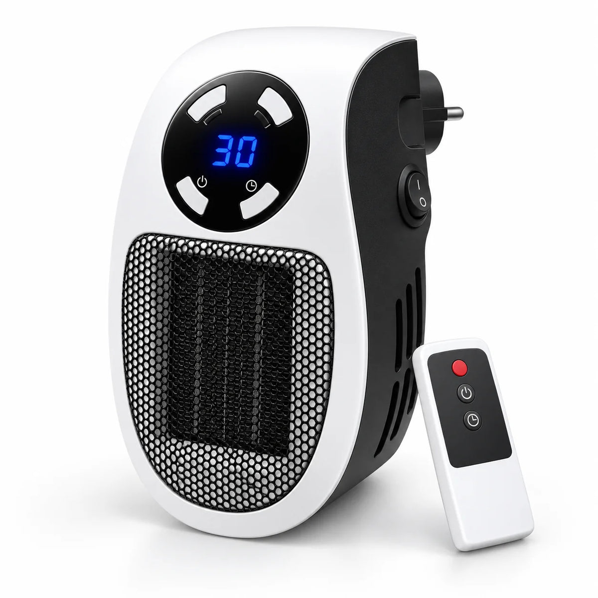Electric Space Heater | Remote Control & Oilless | For Small Rooms