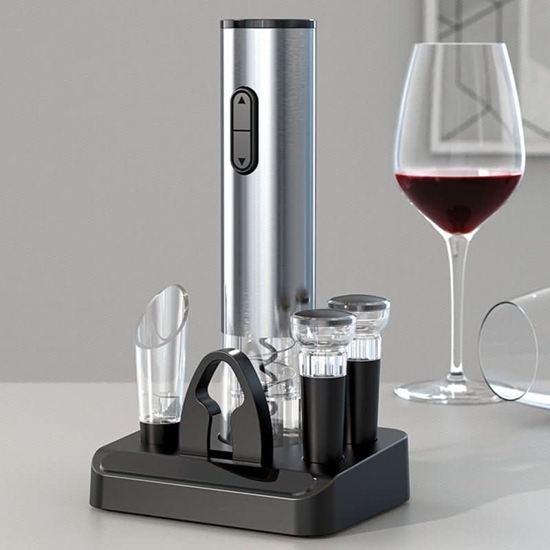Electric Wine Corkscrew | Stainless Steel One-Button Design