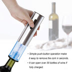 Electric Wine Corkscrew | Stainless Steel One-Button Design