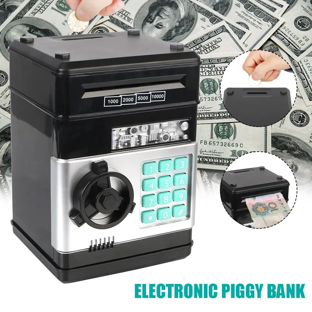 Electronic Piggy Bank | Automatic Bill Intake & Password Lock