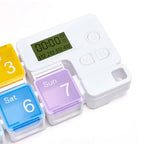 Electronic Pill Organizer | 7-Day Storage & Multiple Alarms | 4 Alarm Groups