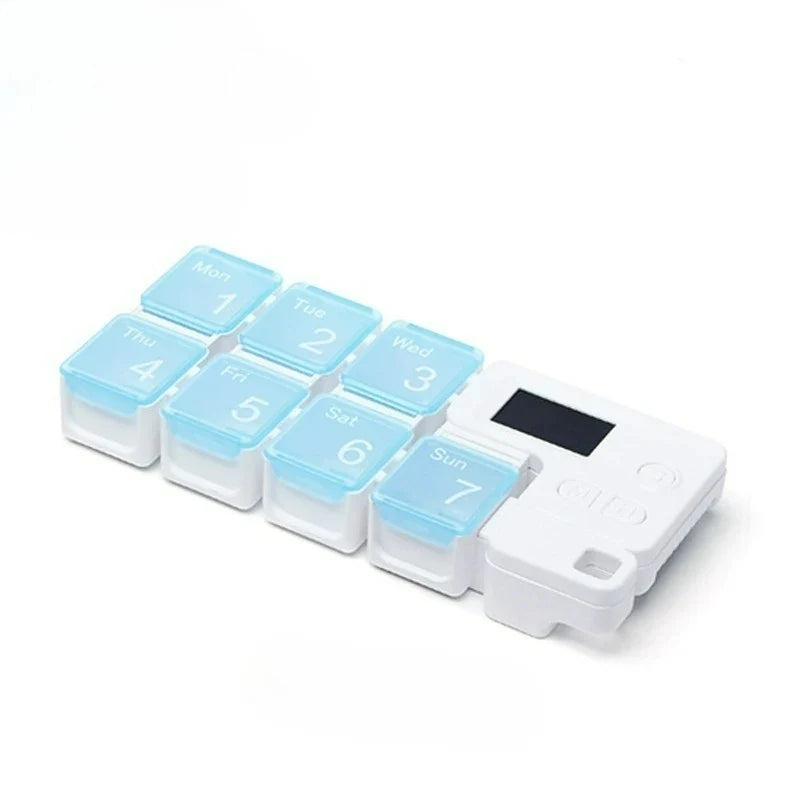 Electronic Pill Organizer | 7-Day Storage & Multiple Alarms | 4 Alarm Groups