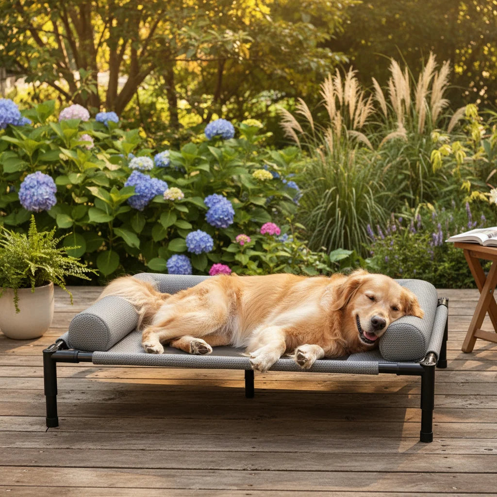 Elevated Dog Bed | Ventilated Mesh & Steel Frame