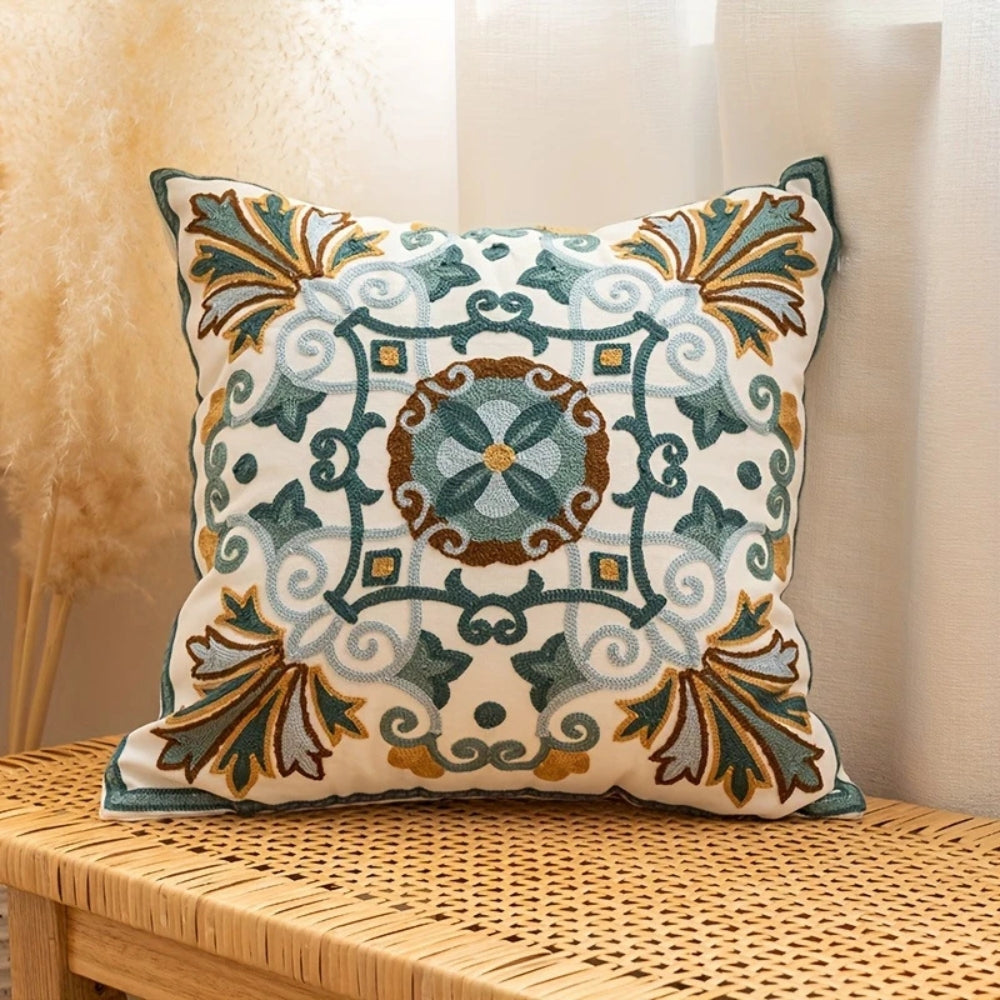 Embroidered Cushion Cover