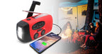 Emergency Radio | Solar & Hand-Crank | 1200mAh Power Bank
