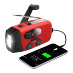 Emergency Radio | Solar & Hand-Crank | 1200mAh Power Bank
