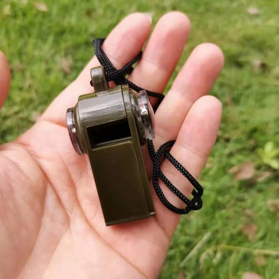 Emergency Whistle | 150 dB & Compass & Thermometer
