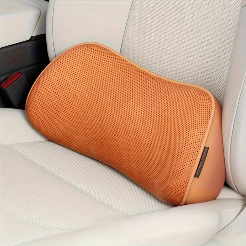 Ergonomic Seat Cushion | Contoured Memory Foam & Leatherette