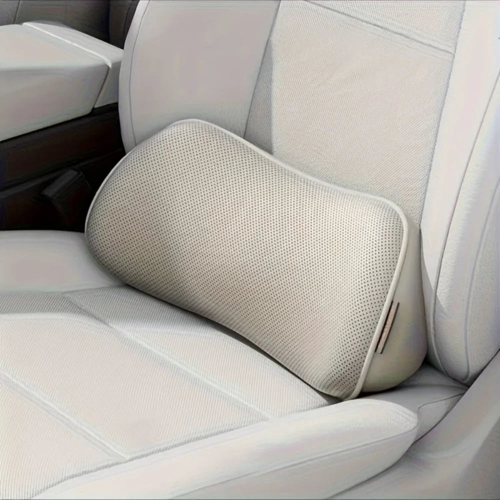 Ergonomic Seat Cushion | Contoured Memory Foam & Leatherette