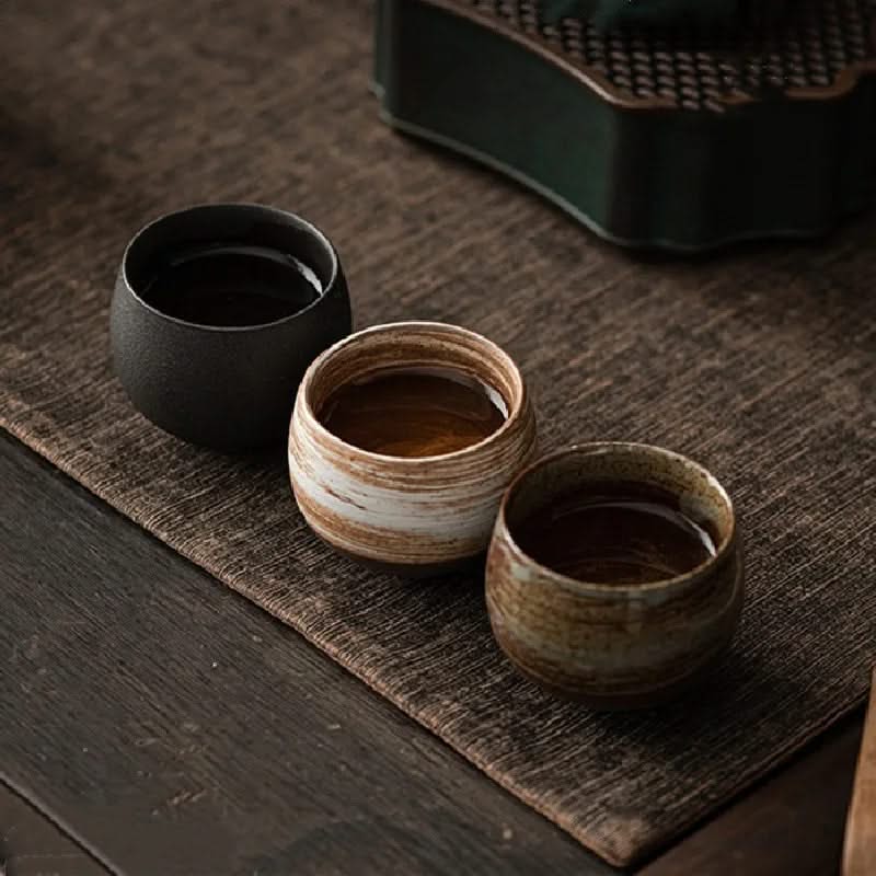 Espresso Cups | Handcrafted Stoneware & Rustic Glaze | 75–80 ml