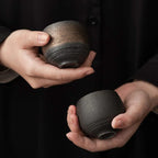 Espresso Cups | Handcrafted Stoneware & Rustic Glaze | 75–80 ml