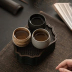 Espresso Cups | Handcrafted Stoneware & Rustic Glaze | 75–80 ml