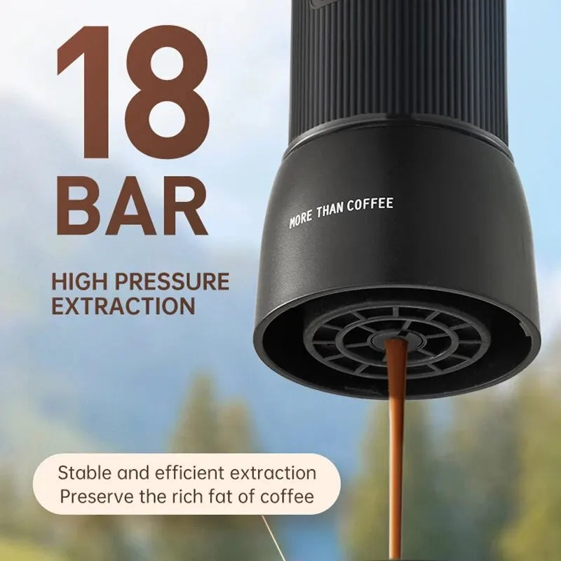 Espresso Maker | Manual 18 Bar & Capsule/Ground Compatible