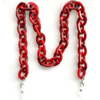 Eyewear Chain | Oversized Chunky Acrylic Links & Secure Metal Clasps