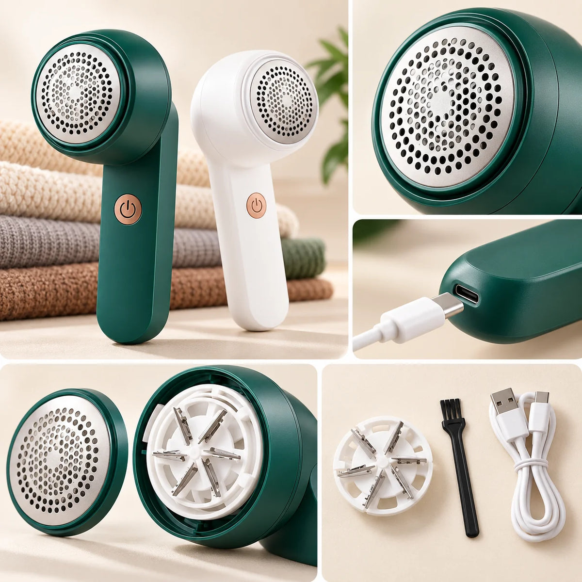 Fabric Shaver | Cordless Pet Hair & Lint Remover