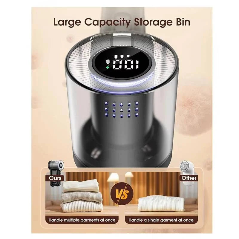 Fabric Shaver | Rechargeable With LED Display | 3 Speed Settings