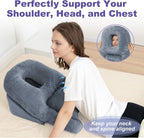 Face-Down Pillow | Shredded Memory Foam & Contoured Hole | Post-Surgery