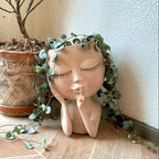 Face Planter | Head-Shaped & Drainage Hole | 18 cm Tall