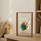 Family Handprint Kit | Complete DIY & Child-Safe Paint | Includes Frame