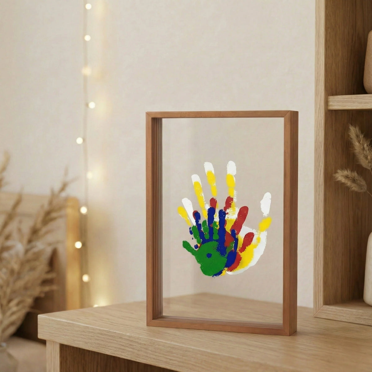 Family Handprint Kit | Complete DIY & Child-Safe Paint | Includes Frame
