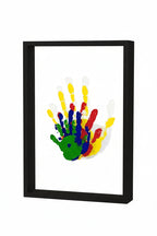 Family Handprint Kit | Complete DIY & Child-Safe Paint | Includes Frame