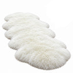 Faux Sheepskin Rug | Plush Long Pile & Anti-Slip Suede Backing
