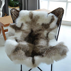 Faux Sheepskin Rug | Plush Long Pile & Suede Backing | 110 x 88 cm