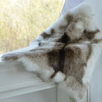 Faux Sheepskin Rug | Plush Long Pile & Suede Backing | 110 x 88 cm