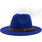 Fedora Hat | Leather Band & Cotton-Wool Blend | Unisex