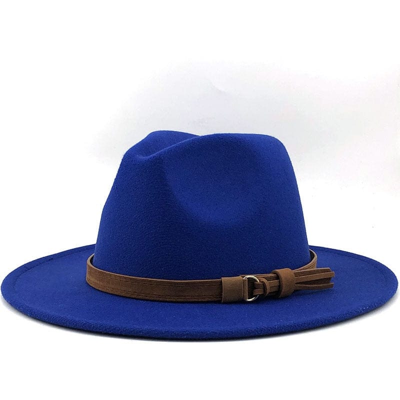 Fedora Hat | Leather Band & Cotton-Wool Blend | Unisex