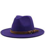 Fedora Hat | Leather Band & Cotton-Wool Blend | Unisex