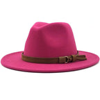 Fedora Hat | Leather Band & Cotton-Wool Blend | Unisex