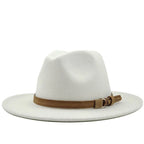 Fedora Hat | Leather Band & Cotton-Wool Blend | Unisex
