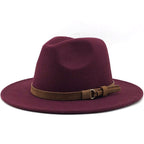Fedora Hat | Leather Band & Cotton-Wool Blend | Unisex