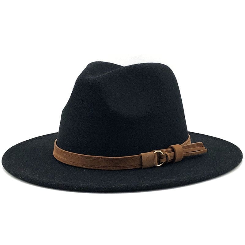 Fedora Hat | Leather Band & Cotton-Wool Blend | Unisex