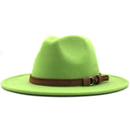 Fedora Hat | Leather Band & Cotton-Wool Blend | Unisex