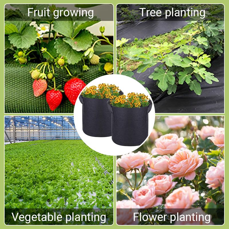Planting Bag | Breathable Felt & UV-Resistant | Reusable