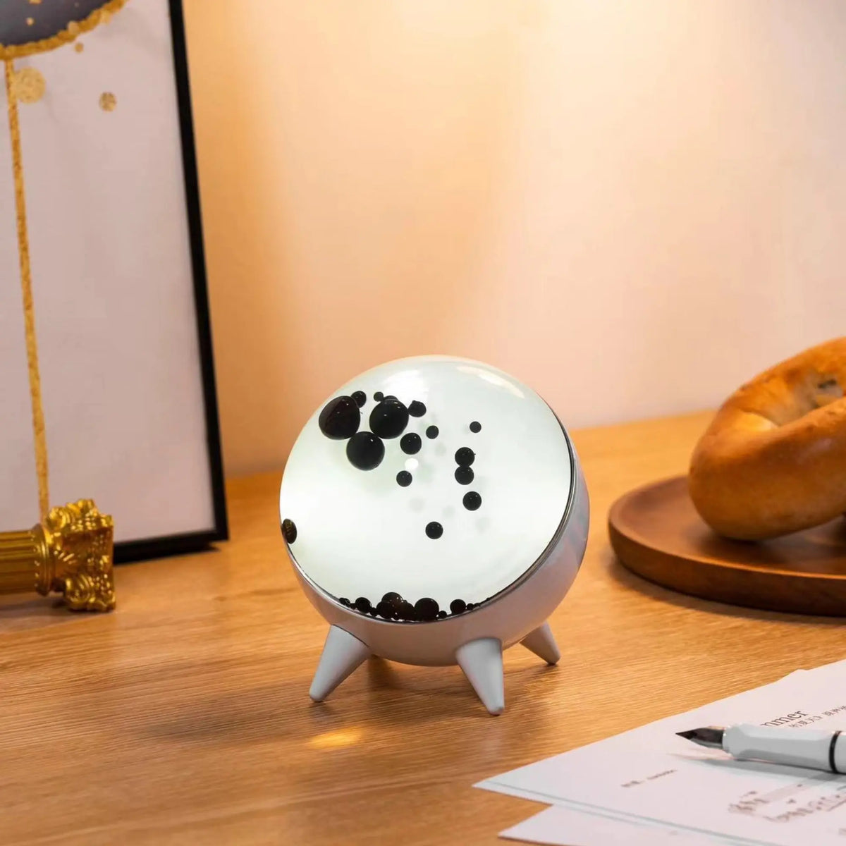 Ferrofluid Speaker | Glass Liquid Art Display & Bluetooth