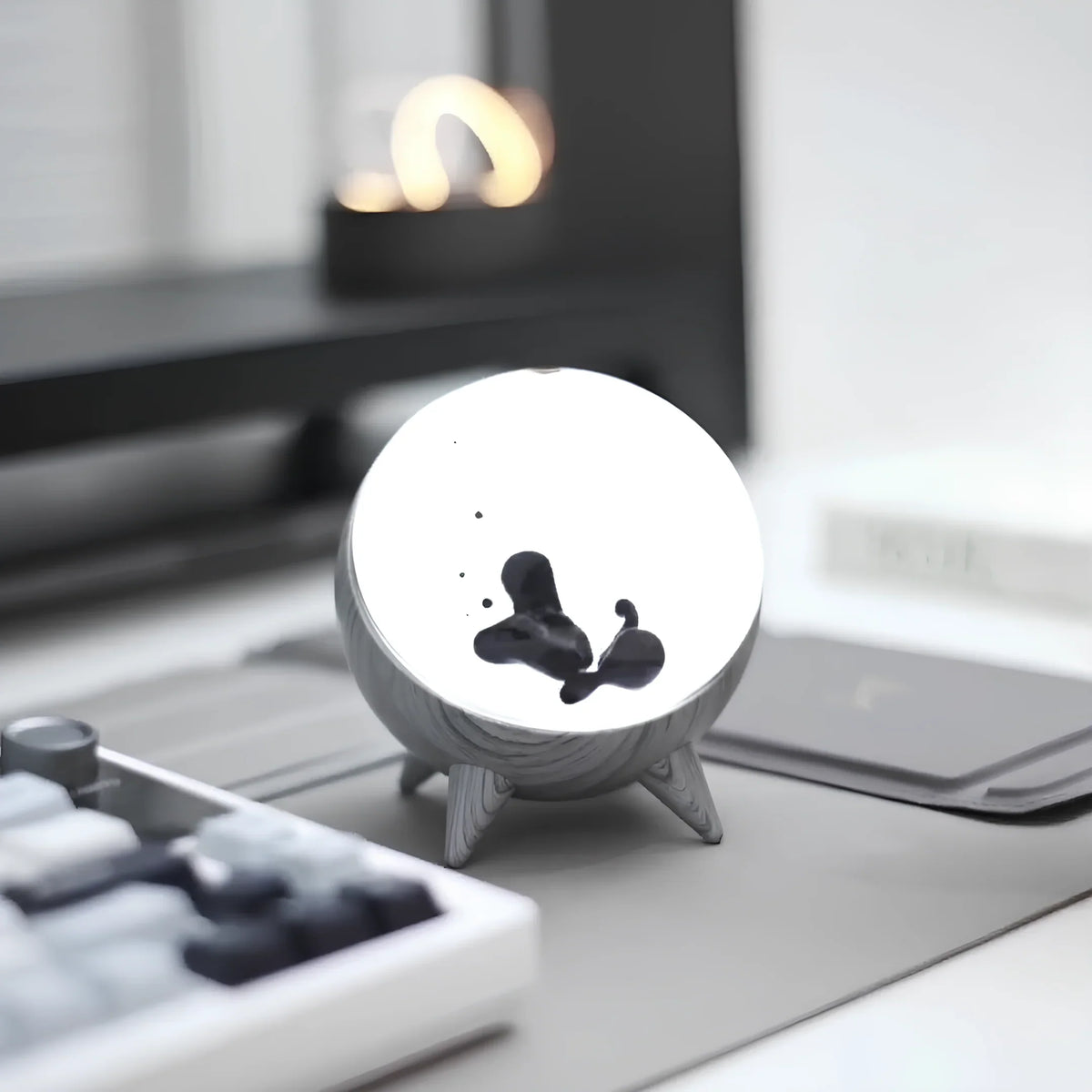 Ferrofluid Speaker | Glass Liquid Art Display & Bluetooth