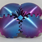 Fidget Ball | 3D Rotating Gears & Pocket-Sized