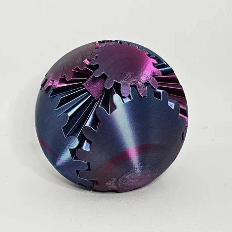 Fidget Ball | 3D Rotating Gears & Pocket-Sized