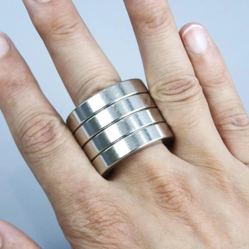 Fidget Ring | Foldable Four-Ring Titanium-Plated Stainless Steel