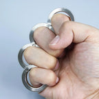 Fidget Ring | Foldable Four-Ring Titanium-Plated Stainless Steel