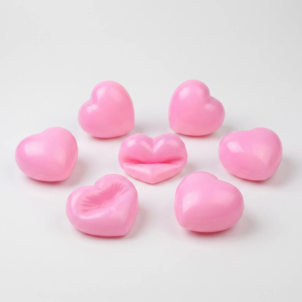 Fidget Toy | Heart-Shaped Light-Activated Color Change & Slow Rebound