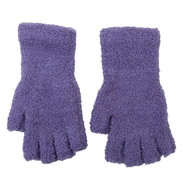 Fingerless Gloves | Knit & Fleece-Lined | Warm and Flexible