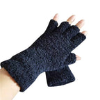 Fingerless Gloves | Knit & Fleece-Lined | Warm and Flexible