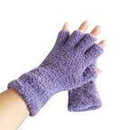 Fingerless Gloves | Knit & Fleece-Lined | Warm and Flexible