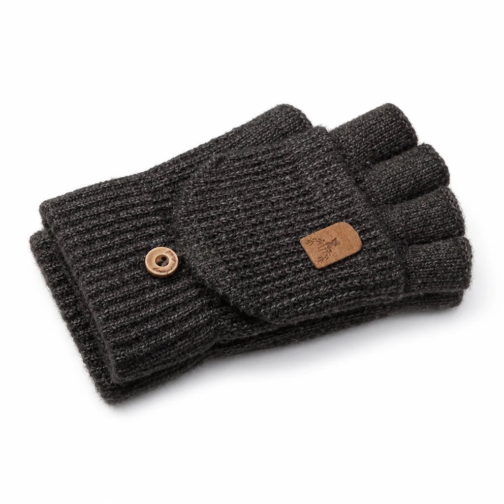 Fingerless Gloves | Soft Knit Acrylic & Elastic Rib Fit | One Size