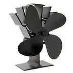 Fireplace Fan | Heat-Powered 4-Blade | For Freestanding Stoves